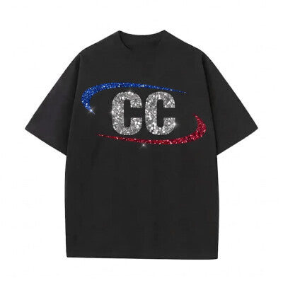 CC GLITTERED OUT OVERSIZED TEE