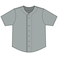 Short Sleeve Full-Button Baseball Top