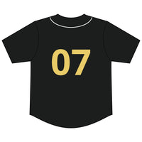 Short Sleeve Full-Button Baseball Top